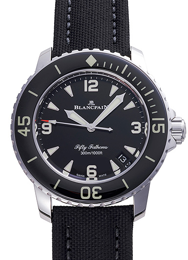 ブランパン フィフティ ファゾムス 5010-1130-B52A ブラック 新品