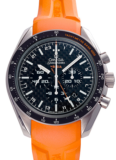 オメガ スピードマスター HB-SIA GMT 321.92.44.52.01.003 ブラック 中古