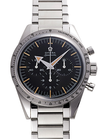 オメガ オメガ1957 トリロジー スピードマスター クロノグラフ 311.10.39.30.01.001 ブラック 中古