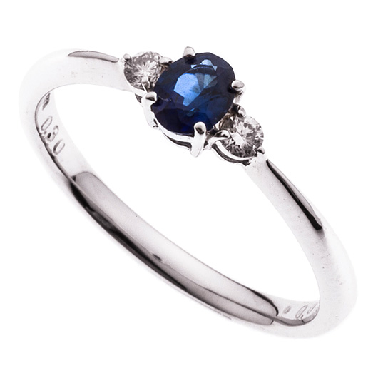 ノーブランド サファイヤ リング 42005934 プラチナ/ブルー 新品