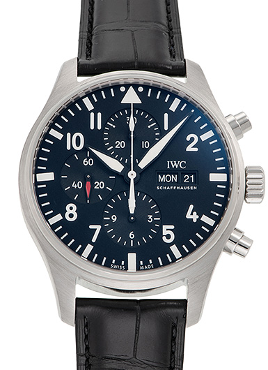IWC パイロットウォッチ クロノグラフ IW377709 ブラック 中古