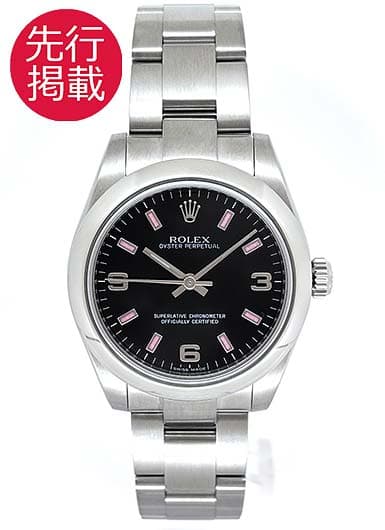 ロレックス オイスター パーペチュアル 177200 ブラック 中古