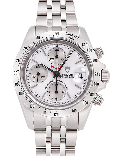 チューダー/チュードル クロノタイム 79280P ホワイト/シルバー 中古