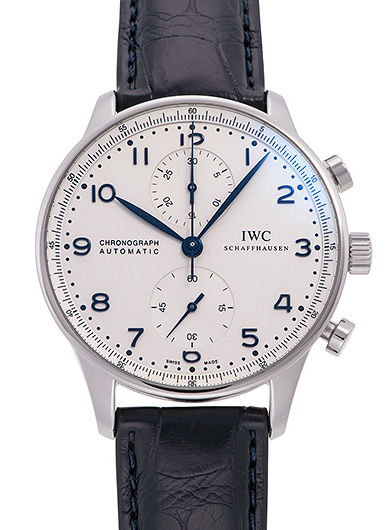 IWC ポルトギーゼ クロノグラフ IW371446 シルバー 中古