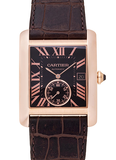 カルティエ タンクMC W5330002 ブラウン 中古