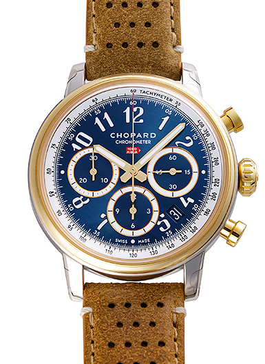 ショパール ミッレミリア クラシック クロノグラフ 168619-4001 ブルー 未使用品