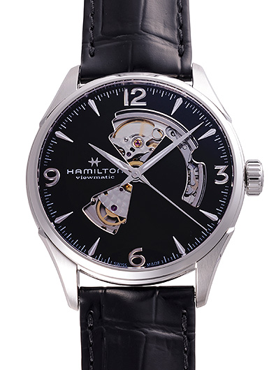ハミルトン ジャズマスター オープンハート H32705731 ブラック 未使用品
