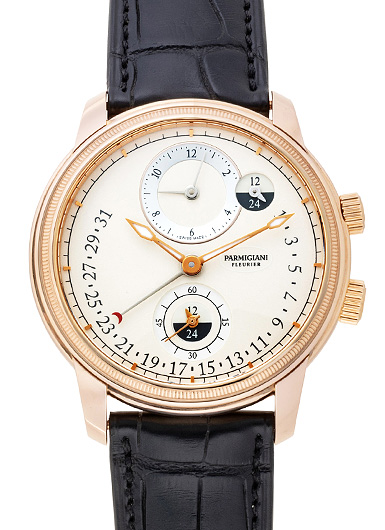 パルミジャーニ・フルリエ トリック エミスフェール レトログラード PFC493-1002400-HA1442 ホワイト 新品