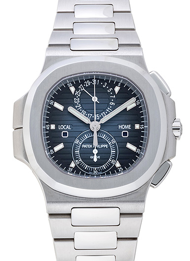 パテックフィリップ ノーチラス トラベルタイム クロノグラフ 5990/1A-011 ブルー 中古