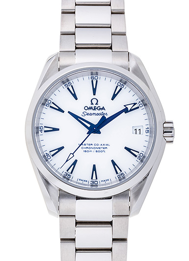 オメガ シーマスター アクアテラ グッドプラネット マスターコーアクシャル 231.90.39.21.04.001 ホワイト 中古
