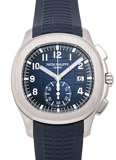 パテックフィリップ アクアノート クロノグラフ 5968G-001 ブルー 中古