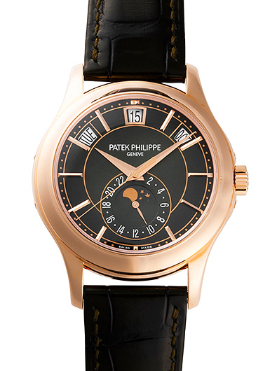 パテックフィリップ 年次カレンダー 5205R-011 オリーブグリーン 中古