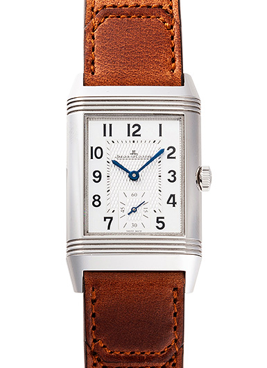 ジャガー・ルクルト レベルソ クラシック ミディアム デュオ スモールセコンド Q2458422 シルバー 中古