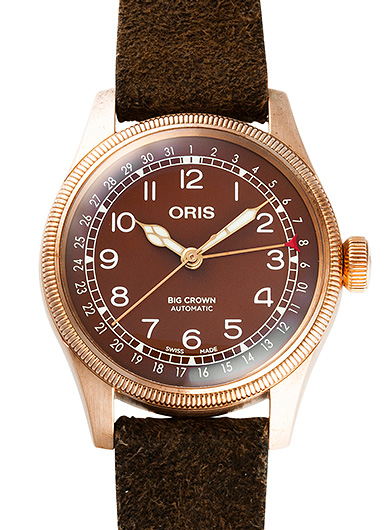 オリス ビッグクラウン ブロンズ ポインターデイト 01 754 7741 3166-07 5 20 74BR ブラウン 新品