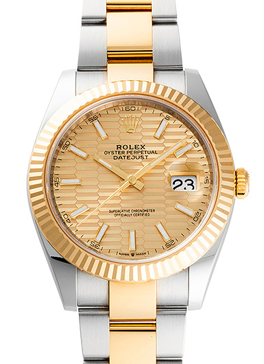 ロレックス デイトジャスト41 126333 シャンパン 未使用品