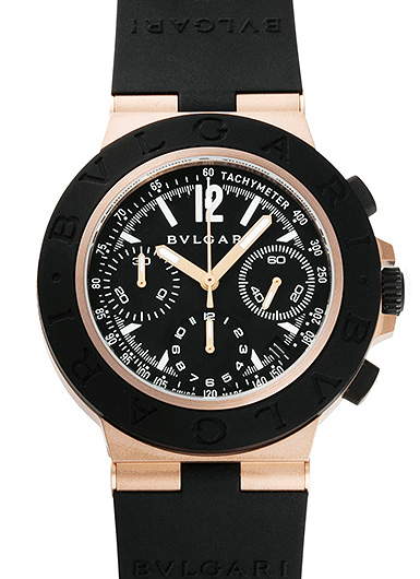 ブルガリ アルミニウム ウォッチ 104242 ブラック 新品