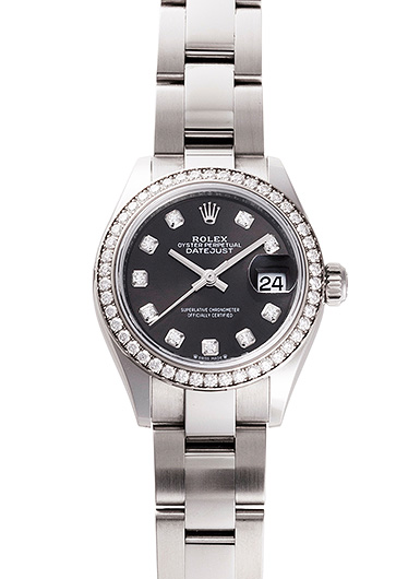 ロレックス デイトジャスト　28 279384RBR グレー 新品