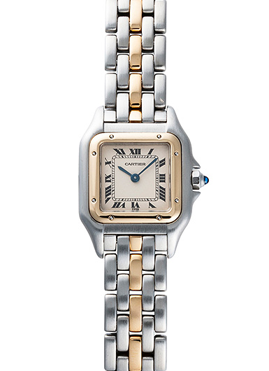 カルティエ パンテール SM W25029B5 アイボリー 中古