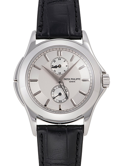 パテックフィリップ トラベルタイム 5134P-001 シルバー 中古