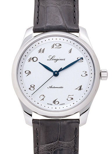 ロンジン マスターコレクション 190周年記念 L2.793.4.73.2 シルバー 中古