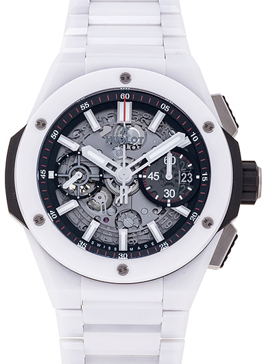 ウブロ ビッグバン インテグラル ホワイトセラミック 451.HX.1123.HX グレー 中古