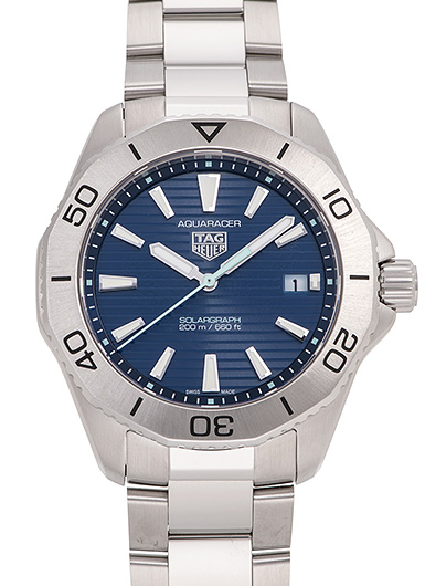 タグ・ホイヤー アクアレーサー プロフェッショナル 200 ソーラーグラフ WBP1113.BA0000 ブルー 新品