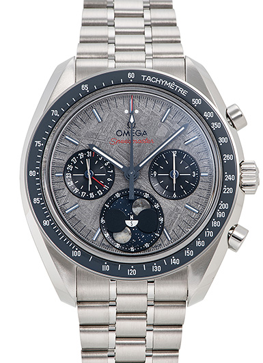 オメガ スピードマスター ムーンウォッチ コーアクシャル マスタークロノメーター ムーンフェイズ クロノグラフ 304.30.43.52.06.001 グレー/ブラック 未使用品