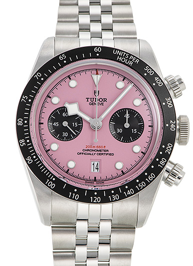 チューダー/チュードル ブラックベイ クロノ 79360N-0019 ピンク/ブラック 中古