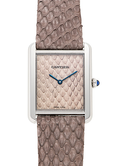 カルティエ タンクソロ LM W5200021 グレー 中古