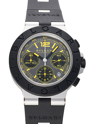 ブルガリ アルミニウム ウォッチ 103893 チャコールグレー 未使用品