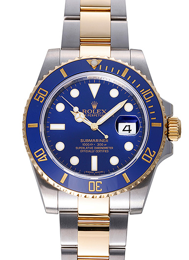 ロレックス サブマリーナ デイト 116613LB ブルー 中古