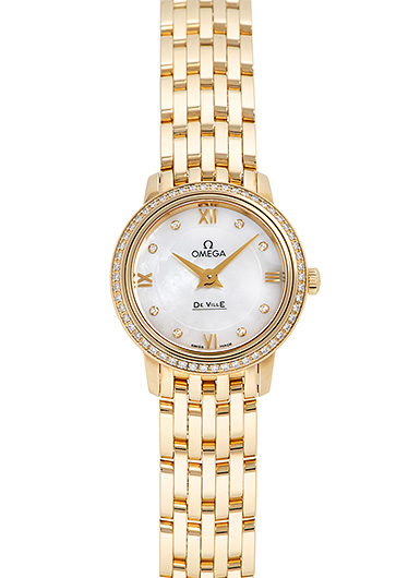 オメガ デ・ヴィル プレステージ 424.55.24.60.55.001 ホワイト 新品