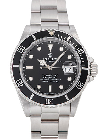 ロレックス サブマリーナ デイト 16610 ブラック 中古