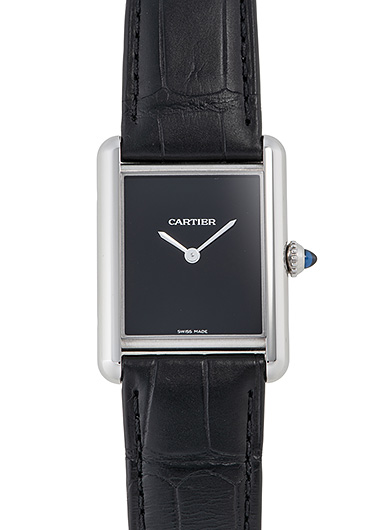 カルティエ タンク マスト ウォッチ LM WSTA0072 ブラック 中古