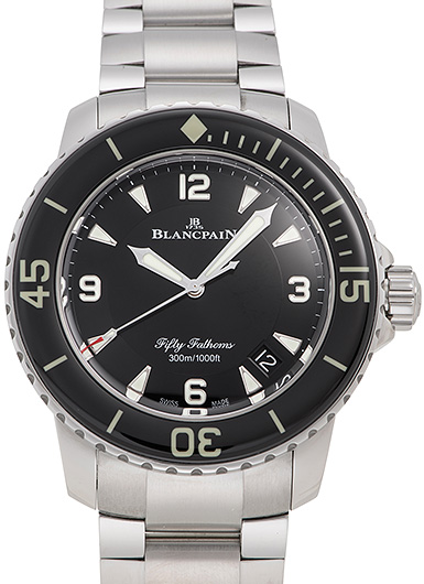 ブランパン フィフティ ファゾムス 5015-1130-71S ブラック 新品