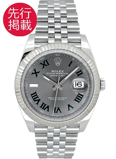 ロレックス デイトジャスト41 126334 スレート（グレー） 中古