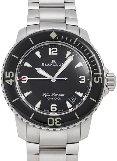 ブランパン フィフティ ファゾムス 5015-1130-71S ブラック 中古