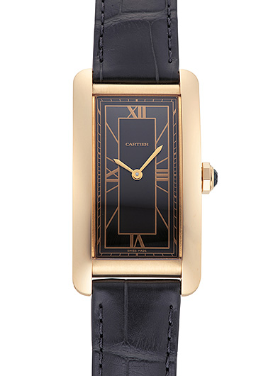 カルティエ タンクアメリカンLM WGTA0295 アンスラサイト 中古