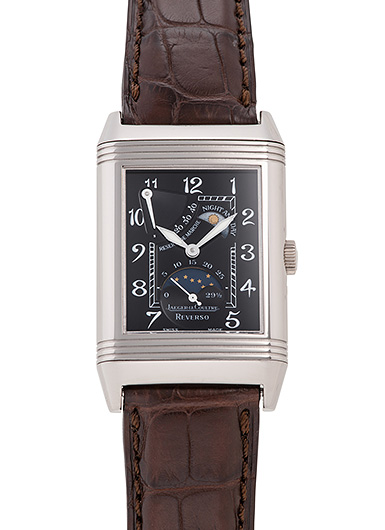 ジャガー・ルクルト レベルソ サンムーン Q2753470 ブラック 中古