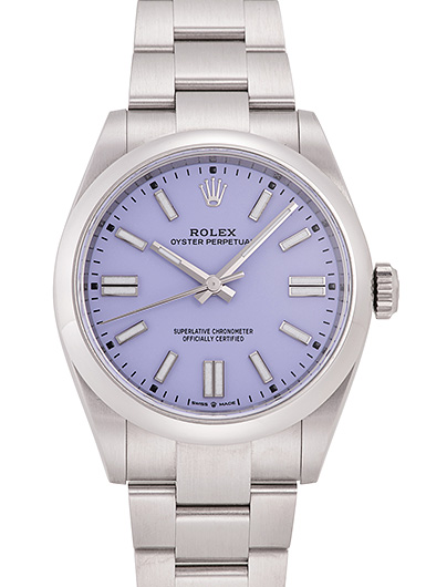 ロレックス オイスター パーペチュアル41 134300 ラベンダー 新品