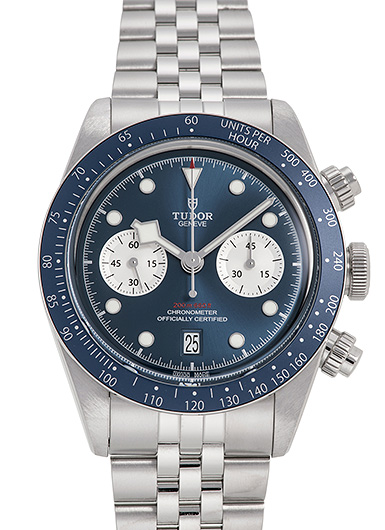 チューダー/チュードル ブラックベイ クロノ 79360B-0002 ブルー/ホワイト 中古