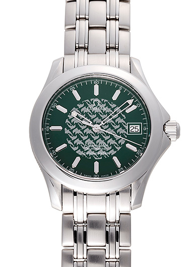 オメガ シーマスター ジャック・マイヨール リミテッド 2506-70 グリーン 中古