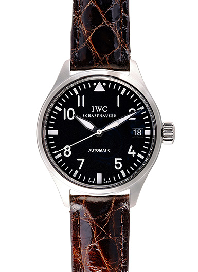 IWC パイロットウォッチ  ミッドサイズ IW325604 ブラック 中古