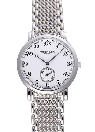 パテックフィリップ カラトラバ オフィサー 5022/1G-010 ホワイト 中古