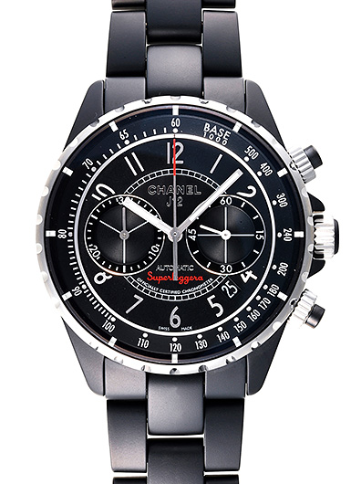 シャネル J12 スーパーレッジェーラ H3409 ブラック 中古