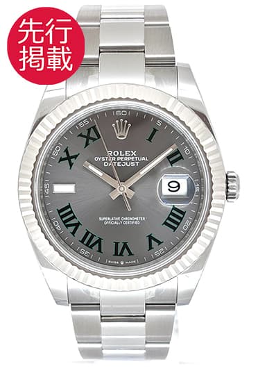 ロレックス デイトジャスト41 126334 グレー 中古