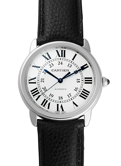 カルティエ ロンド ソロ MM WSRN0021 シルバー 中古
