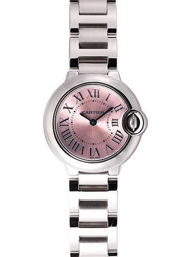 カルティエ バロンブルー SM W6920038 ピンク 中古