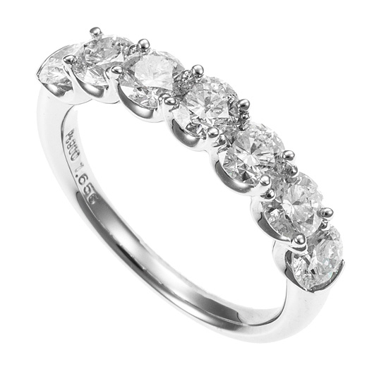 ノーブランド ダイヤモンド エタニティ リング 4924140 プラチナ 新品