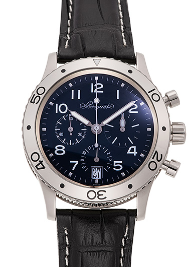 ブレゲ トランスアトランティック タイプXX 3820BB/P2/9W6 ブルー 中古